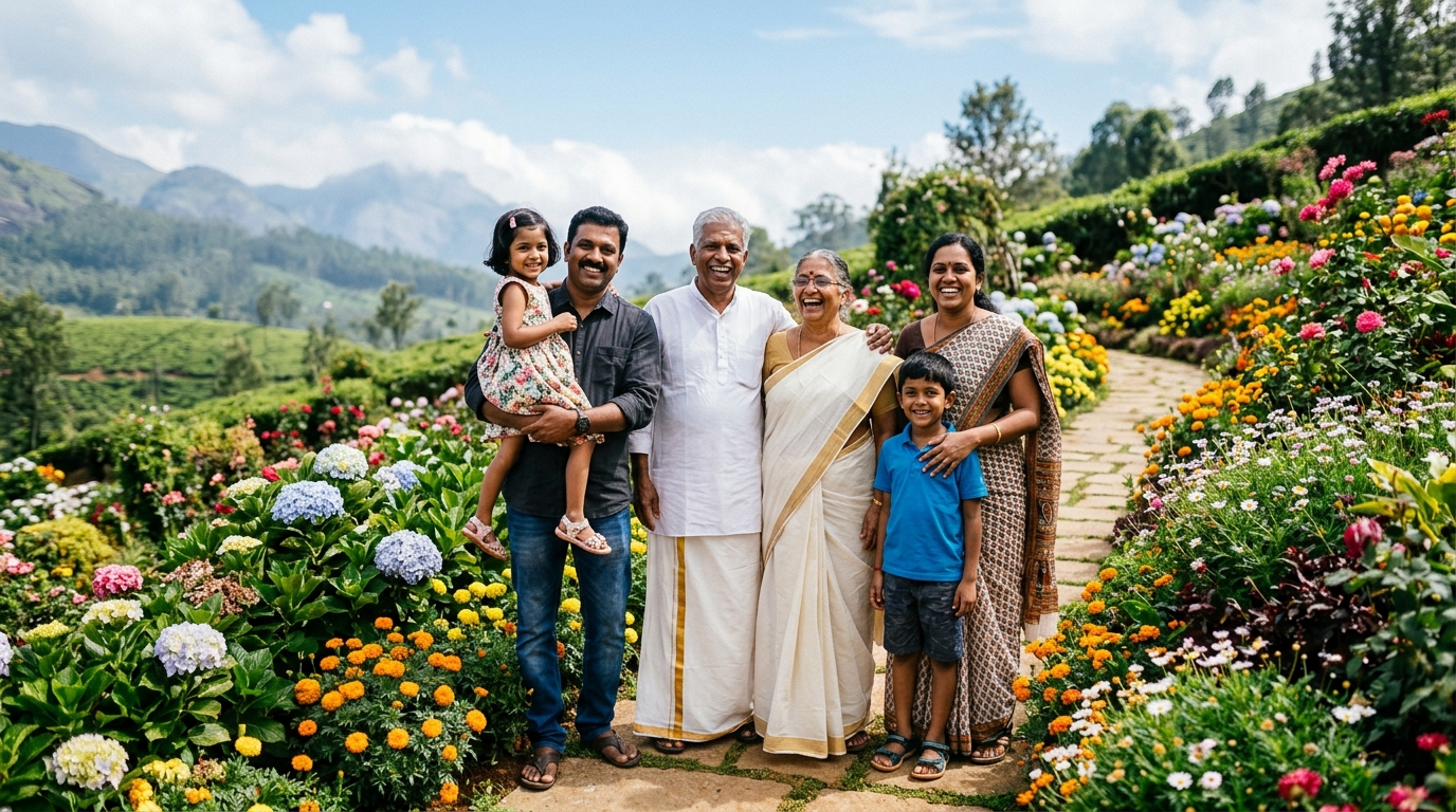 Family travel visual